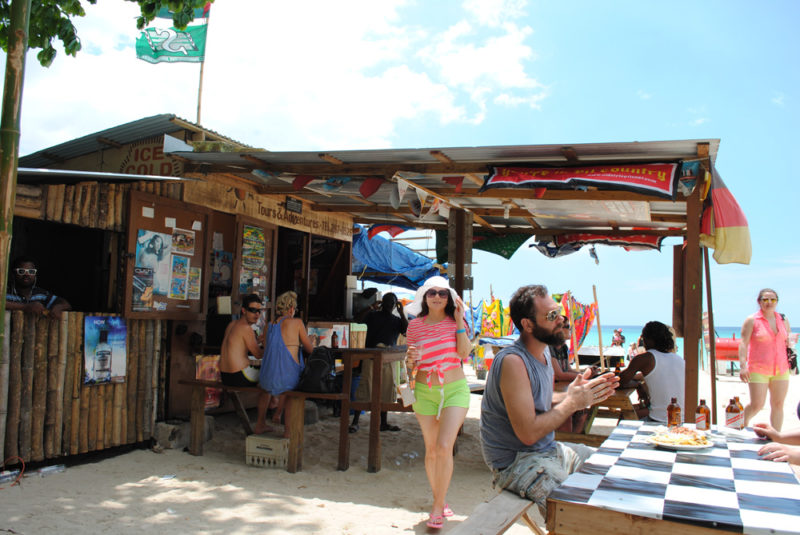 Negril Sun hut restaurant