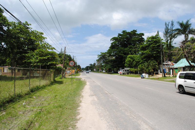 The main road through Negril that gives access to all the resorts along 7 Mile Beach. It's nothing special.
