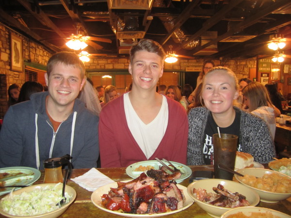 Epic food at the Salt Lick Austin