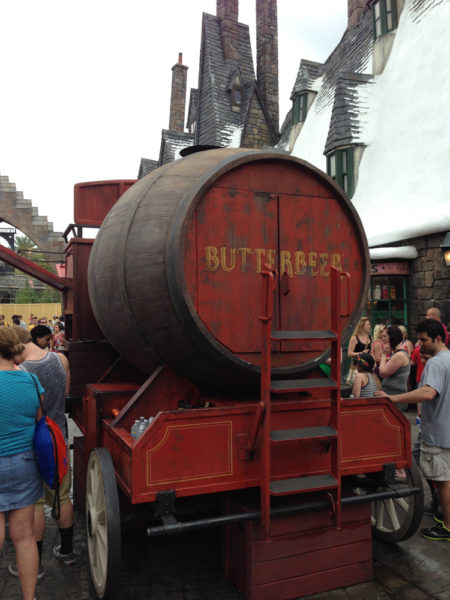 Butterbeer in Hogsmeade Islands of adventure