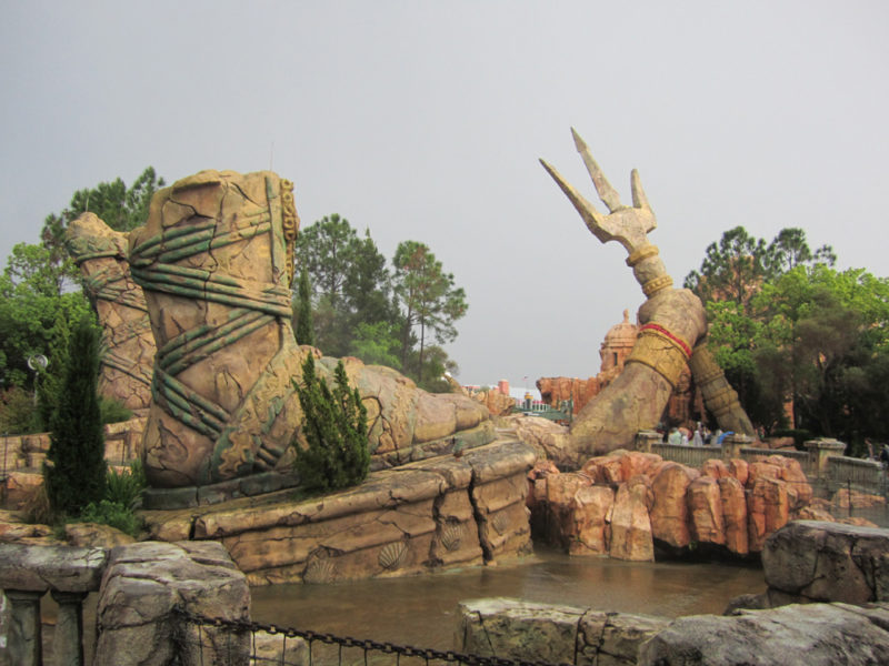 Entrance to Poseidon's Fury at Islands of Adventure