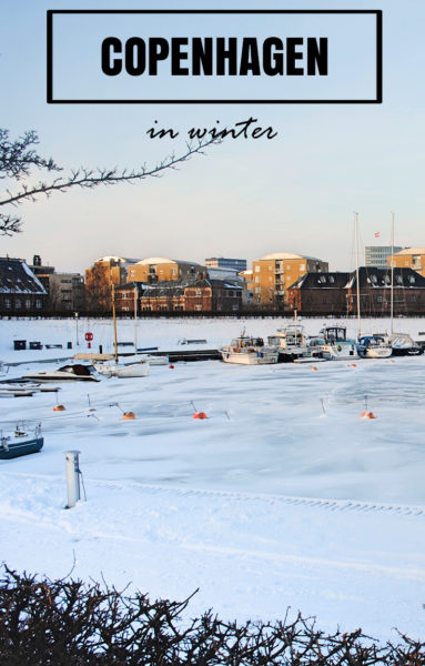 Copenhagen is absolutely gorgeous in the winter. Snow covers everything and canals freeze over.