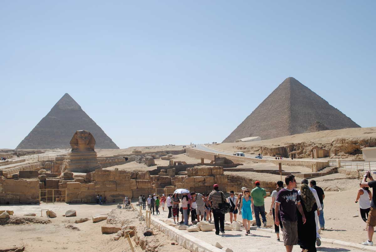 Pyramids and Sphinx of Giza