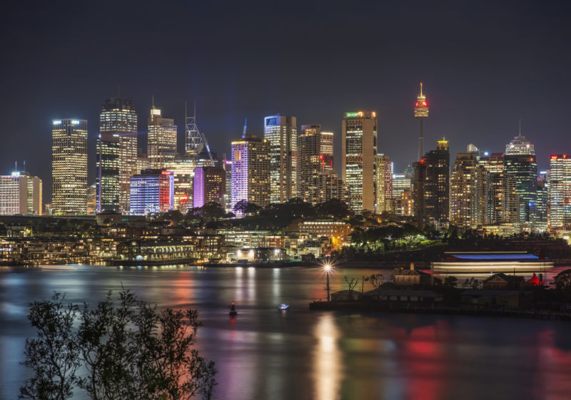 Sydney Skyline from Balls Head Reserve, Waverton. By Lenny K Photography via Flickr.