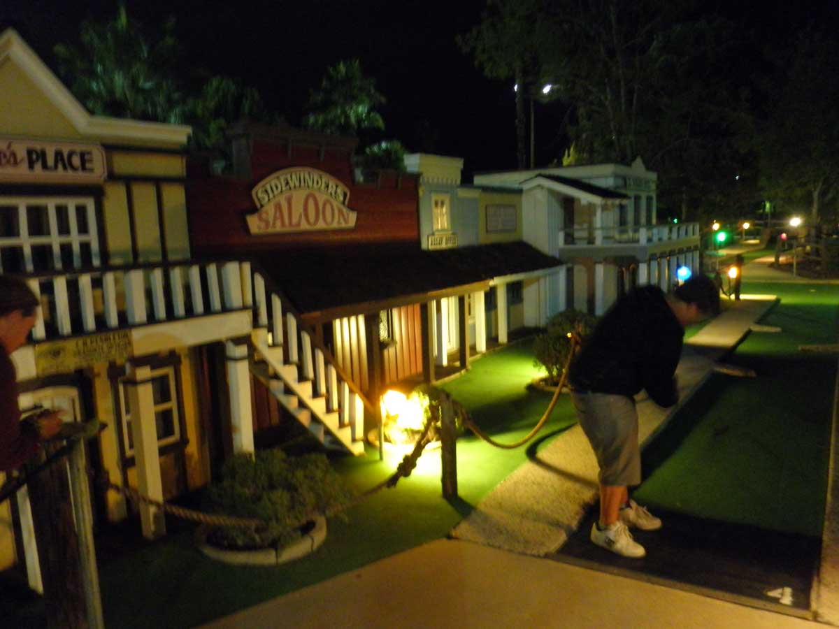 Western themed Mini Golf in Fresno