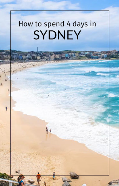 4 day Sydney itinerary. There's so much to do in Sydney beyond the Harbour Bridge and the Opera House. Some of my favourite places are in the nearby suburbs. Read this to learn how I'd spend 4 days in Sydney as a local. 