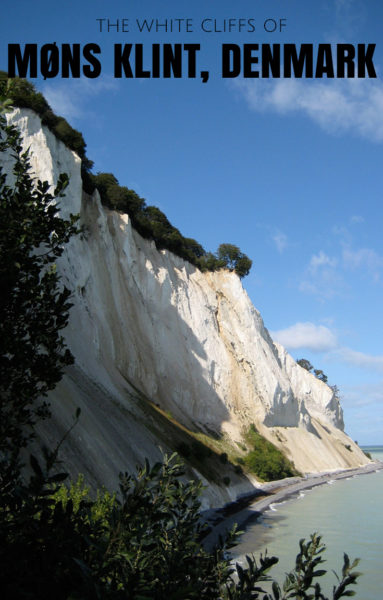 The white cliffs of Mons Klint, Denmark. 