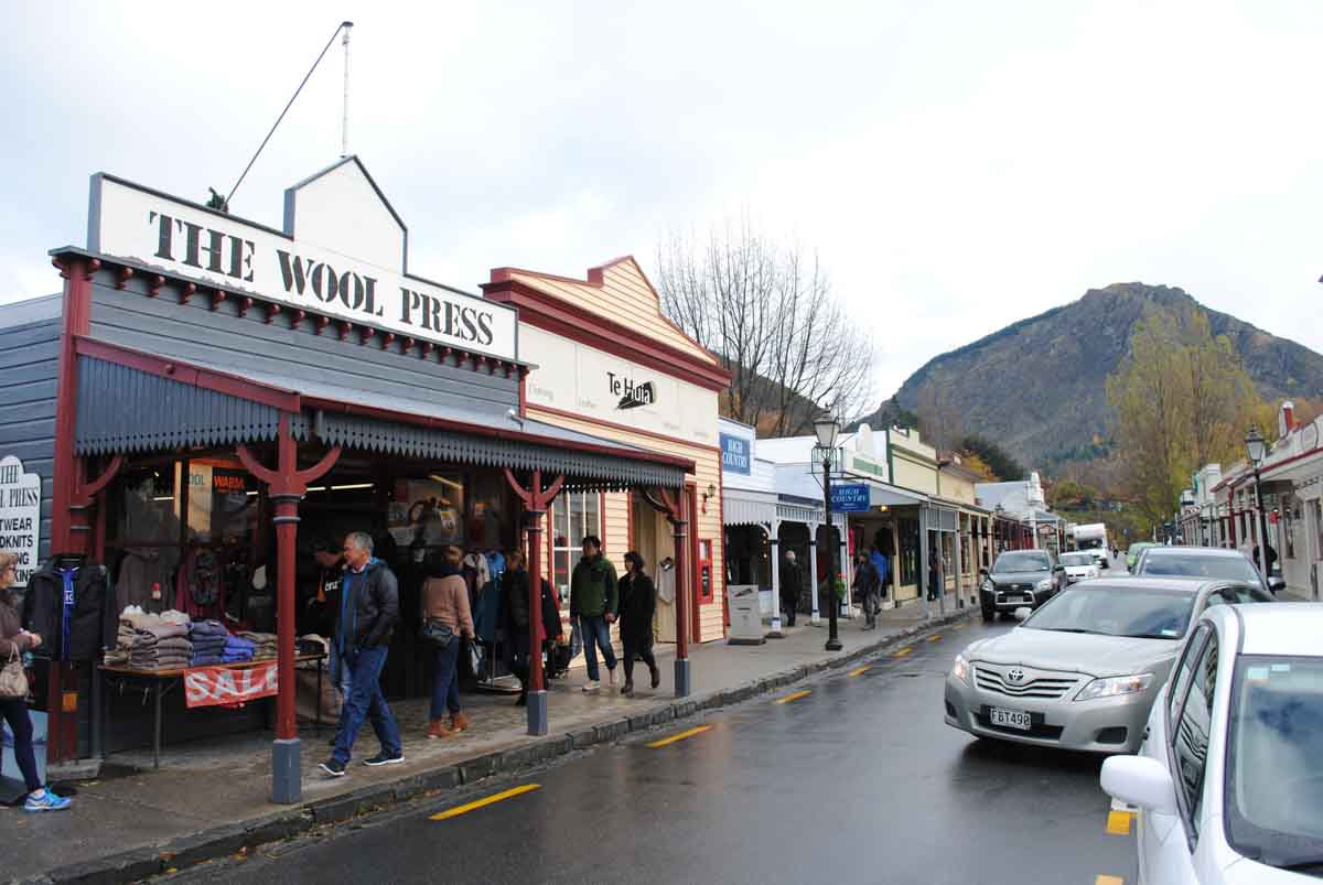 Buckingham street Arrowtown, the main drag of the historic town