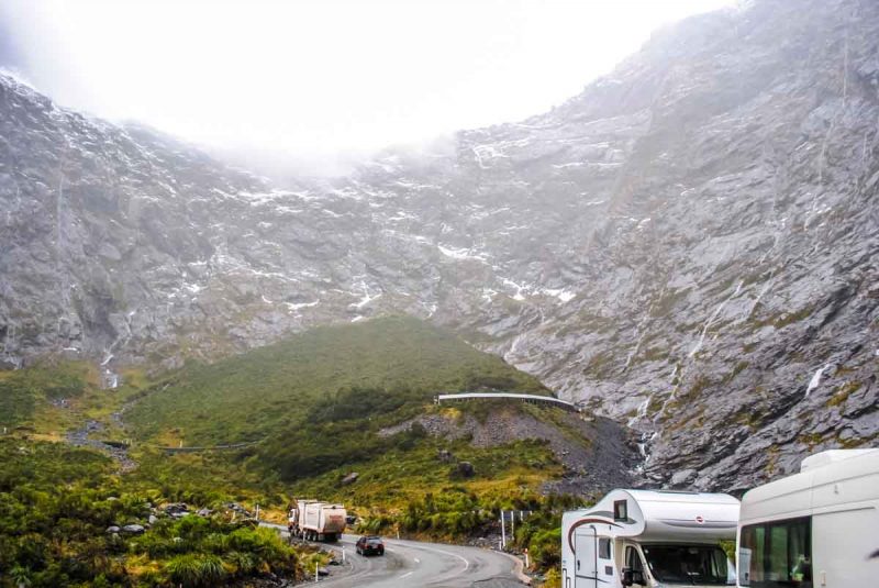 Milfod Road Homer Tunnel New Zealand