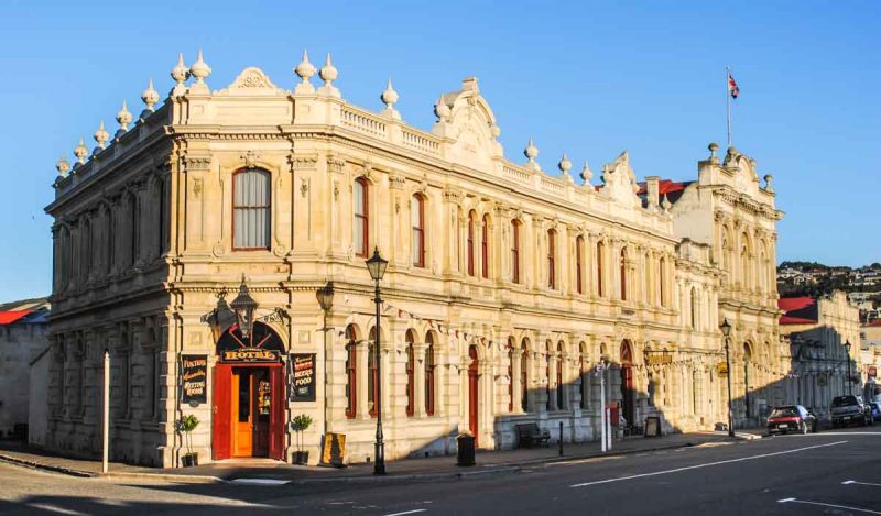 Victorian Buildings in Oamaru New Zealand