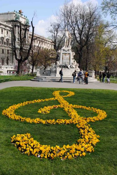 Mozart Memorial in the Hofburg Complex Vienna