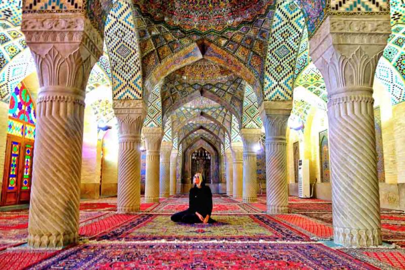 Nasir Ol Molk Mosque in Shiraz