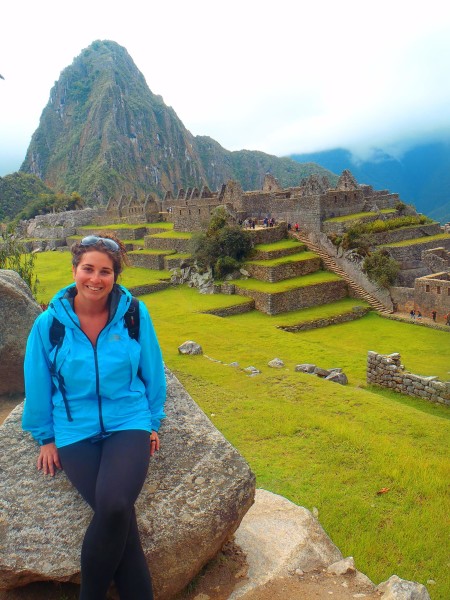 Simone at Machu Picchu, Peru