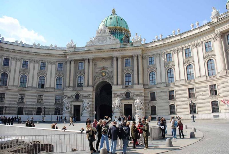 The Michaelertor, one of the oldest parts of the Hofburg palace