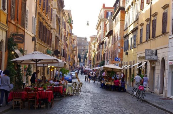The backstreets of Rome - Simone's favourite city