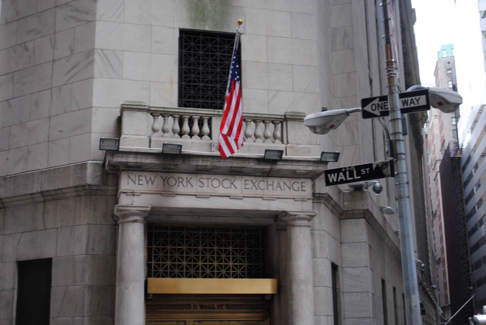 Wall Street New York Stock Exchange