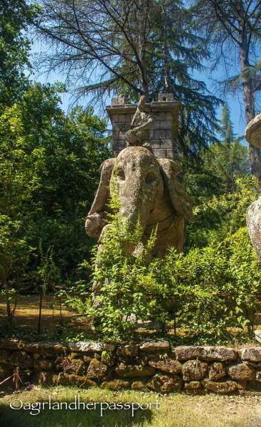 Monster Park in Lazio, Italy