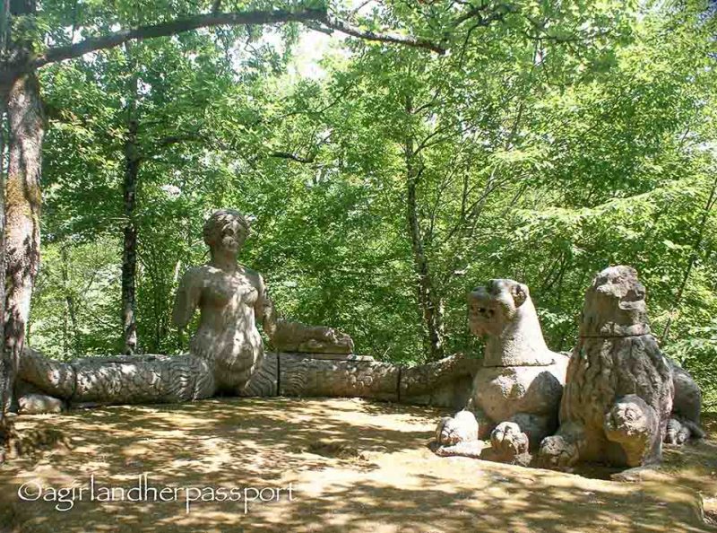 Monster Park in Lazio, Italy