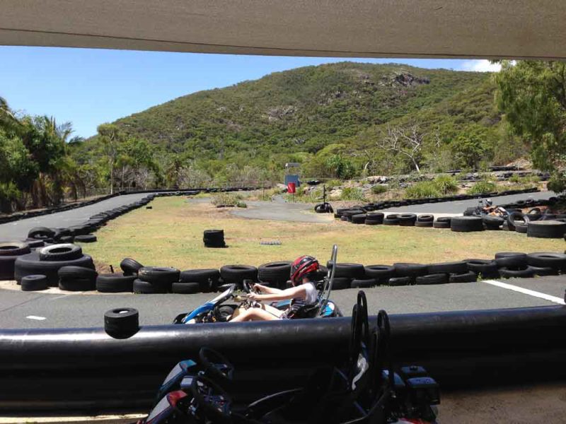 Plenty for adventureheads too - go karting on Hamilton Island