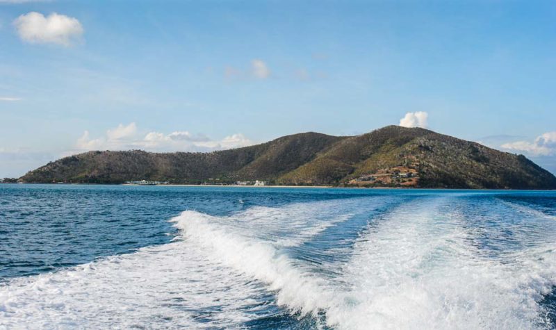 Hayman island from the boat