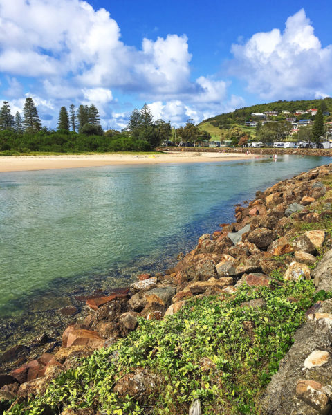 Killick Creek, the centrepiece of Crescent Head