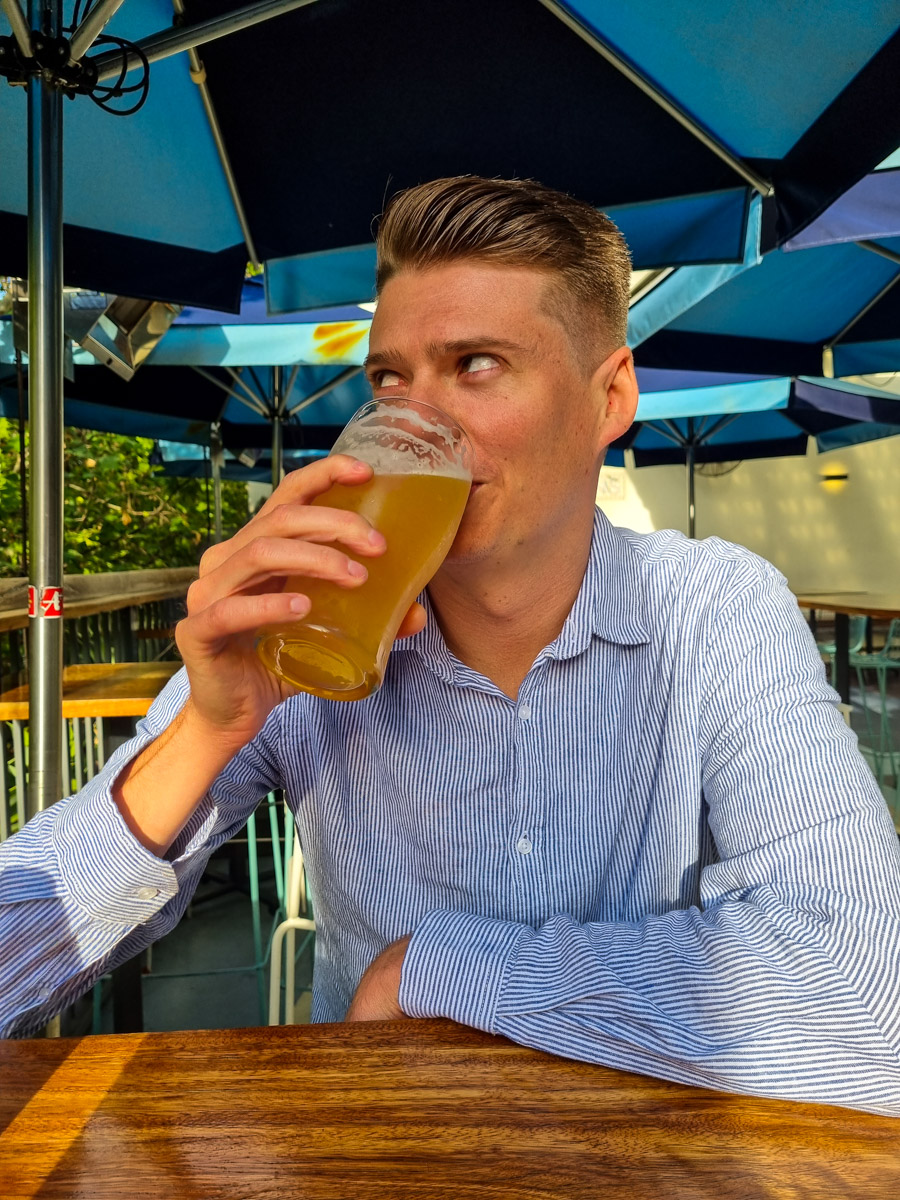 Beers at Good Heavens Melbourne CBD