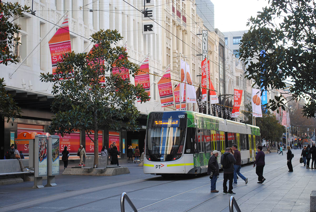 Bourke Street Mall Melbourne