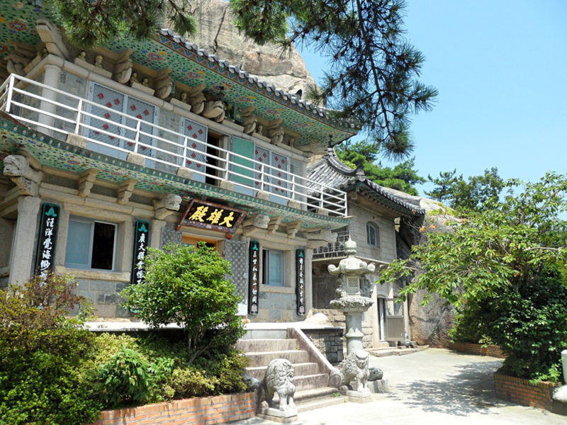 The temple at seokbulsa hiking trail Korea