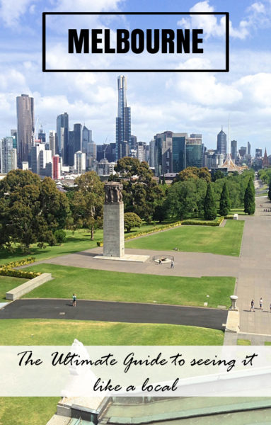 The view of Melbourne from the Shrine of Remembrance. From alleyways, parks, neighbourhoods and bars, this is the Ultimate Guide to Seeing Melbourne like a local. By @backstreetnomad