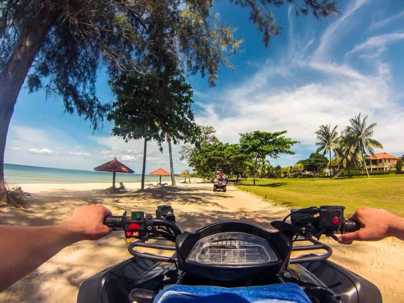 ATV Ride at the Bintan Lagoon resort