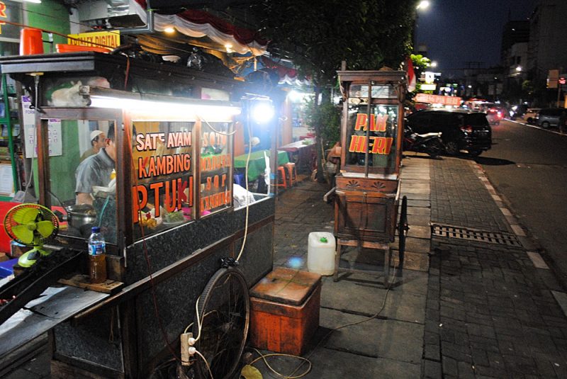 Street Food carts around Jakarta