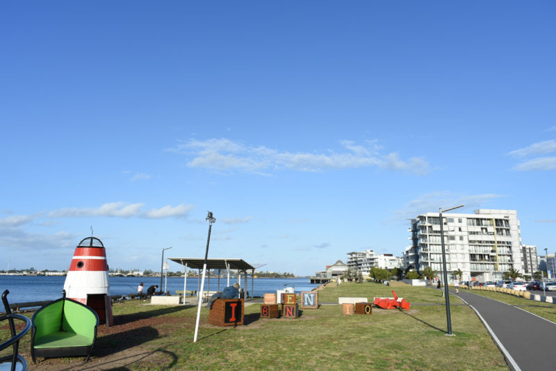 Playground along the Newcastle Foreshore