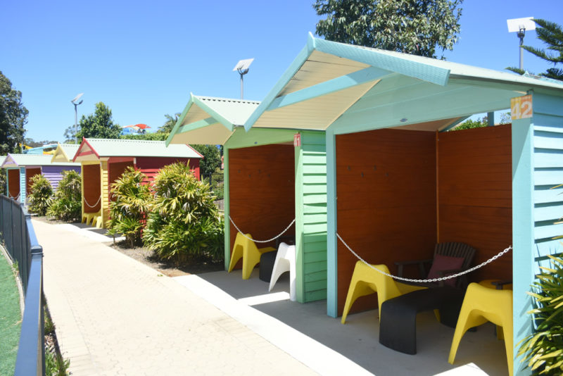 Cabanas at Wet n Wild Sydney