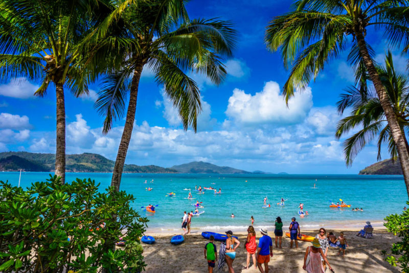 Hamilton Island Beach on New Year's Eve