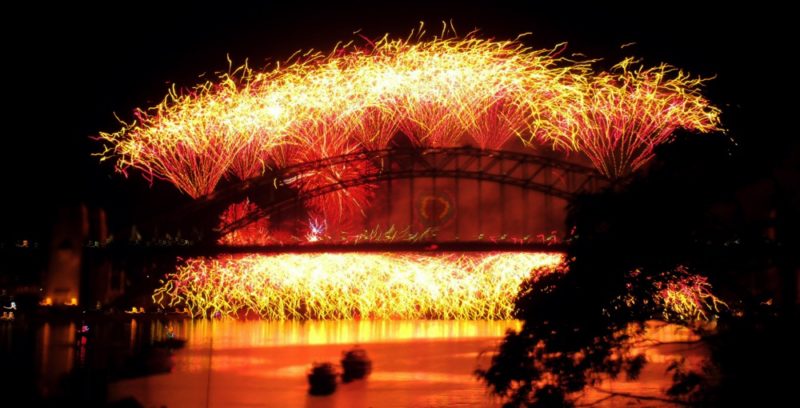 Sydney Harbour Bridge Fireworks New years eve