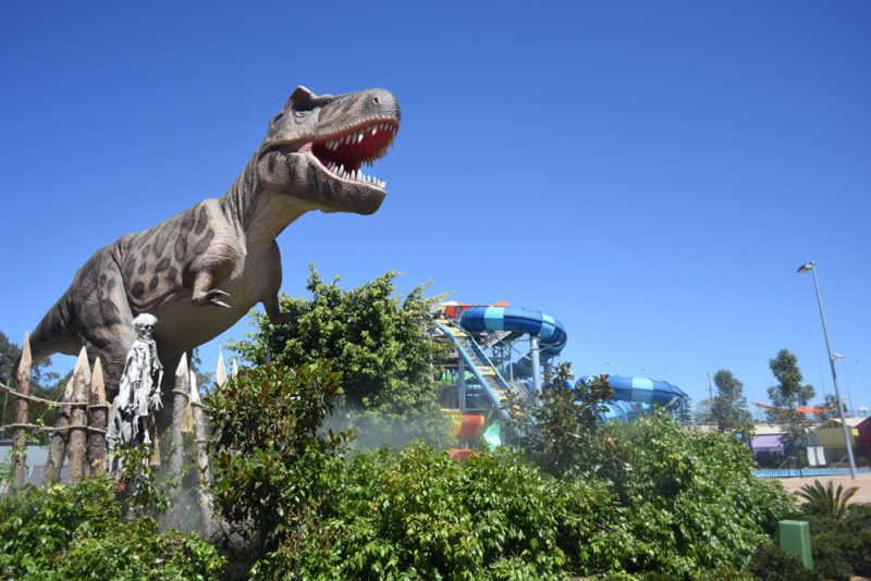 Tyrannasaurus at Dinosaur Lagoon, Wet n Wild Sydney