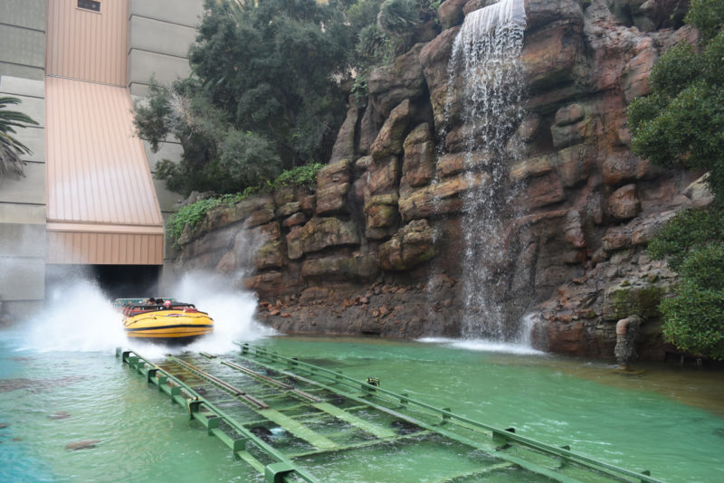 Jurassic Park ride at Universal Studios Hollywood