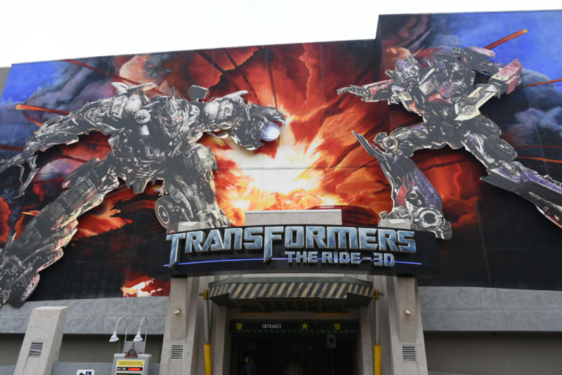 Transformers ride at Universal Studios Hollywood