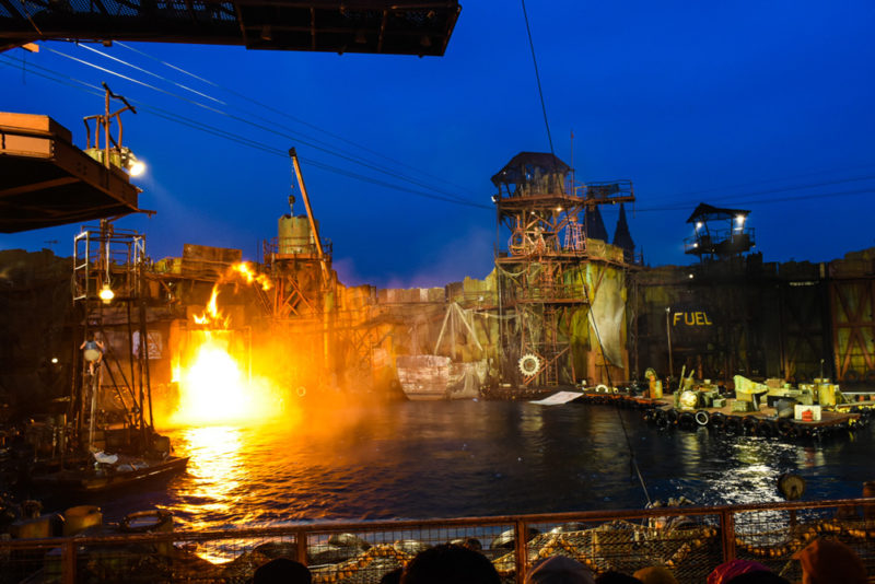 Water World show at Universal Studios Hollywood