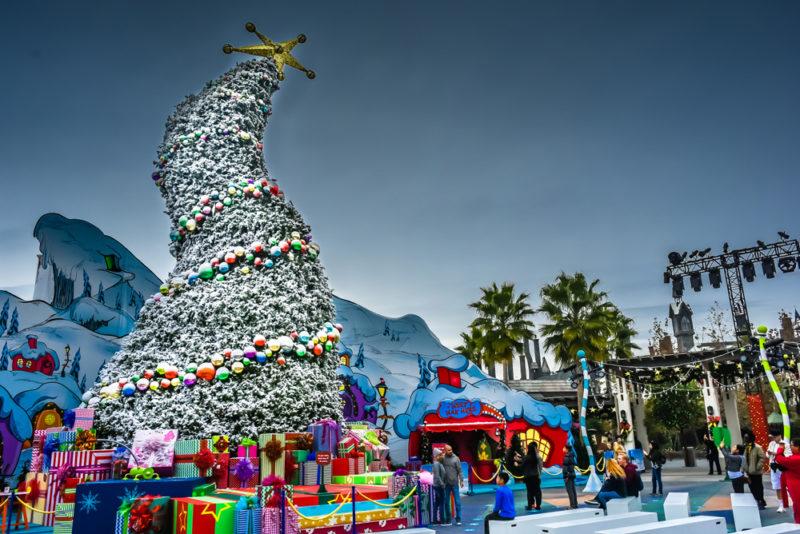 Whoville Christmas Tree at Universal Studios Hollywood