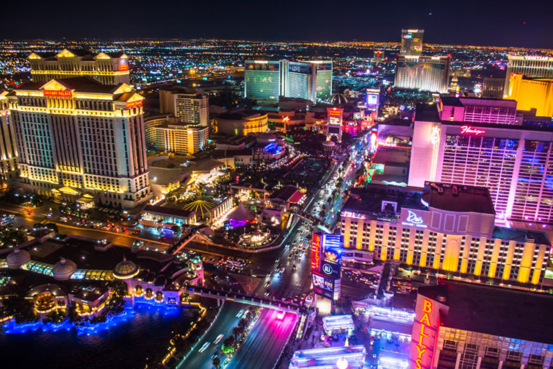 Las Vegas from the Eiffel Tower Experience Paris Hotel and Casino-sm