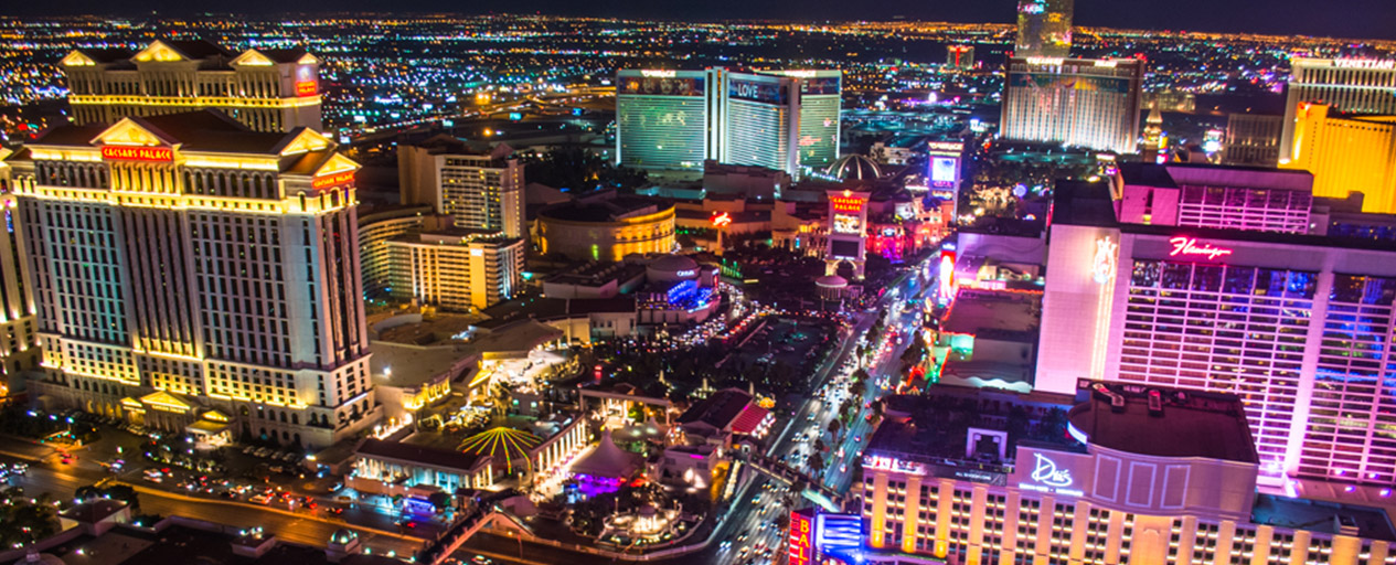 Las Vegas trip at night from the Eiffel tower experience