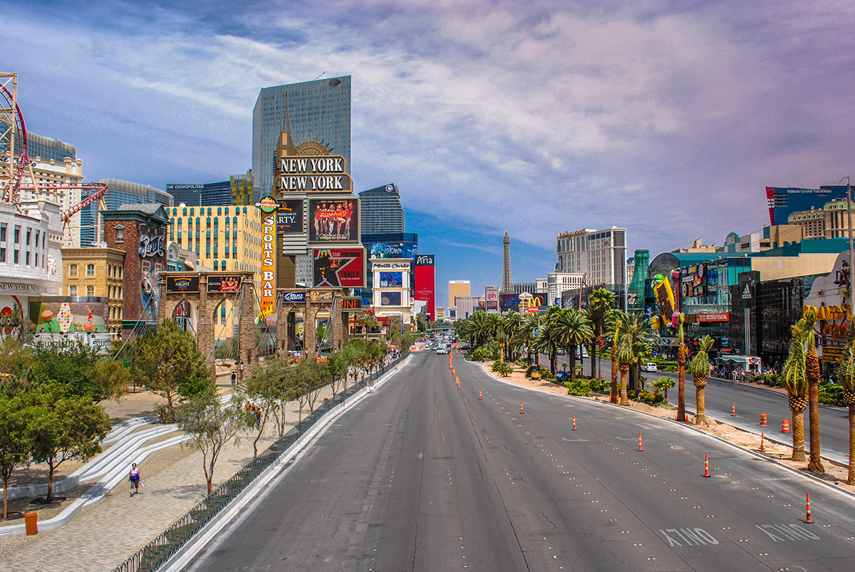 Las vegas strip New York New York