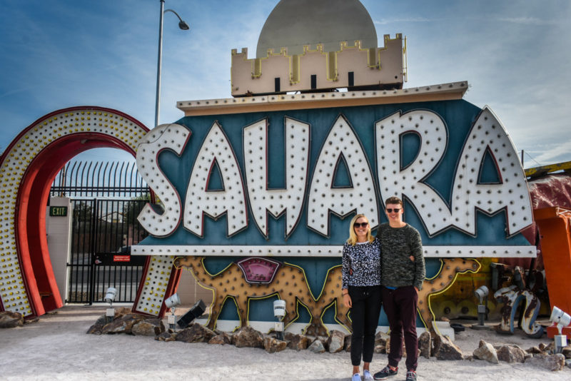 Us at the Las Vegas Neon Museum