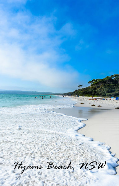 Hyams Beach, Jervis Bay. A Beautiful stretch of white, soft sand extending miles down the coast of NSW. 