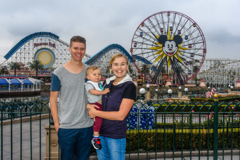 California Adventure with Mickey's fun wheel