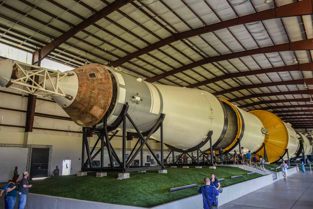 Saturn V rocket at Space Center Houston