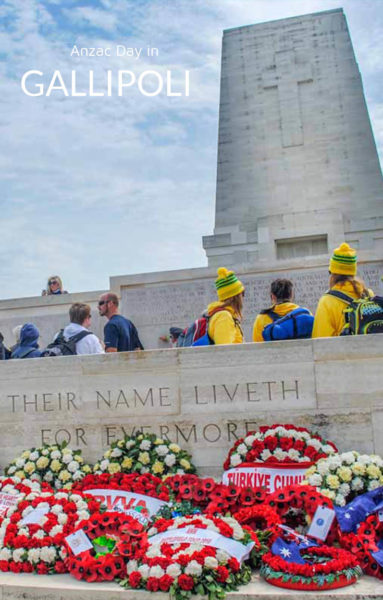 Anzac Day in Gallipoli Memorial service at Lone Pine battlefield