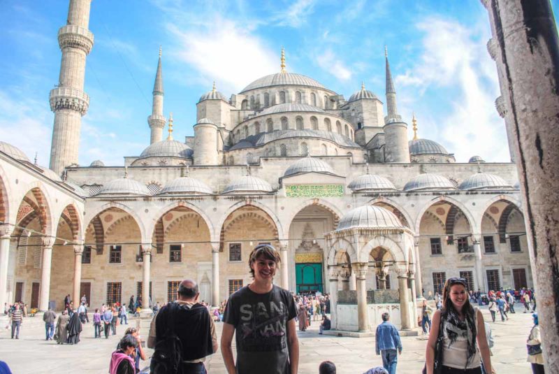 Blue Mosque Courtyard Istanbul