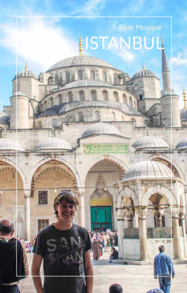 The Blue Mosque courtyard, Istanbul, Turkey